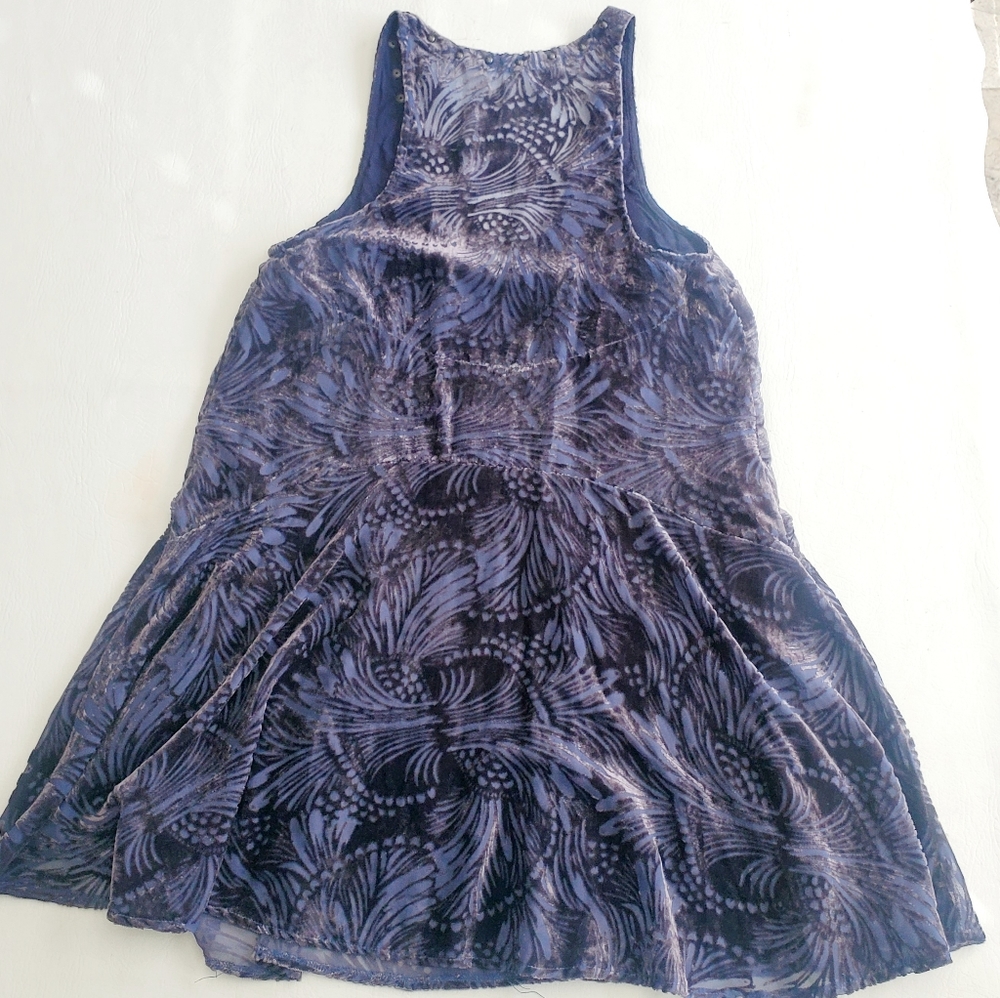 Free People Ellie Navy Blue Tunic Dress XS - Picture 5 of 5